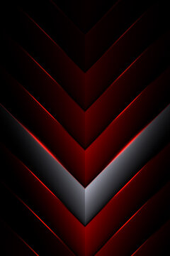 Abstract Black And Red Geometric Background