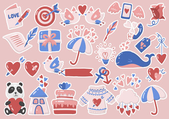 valentine illustration Vector for banner