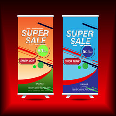super sale design vector template illustration