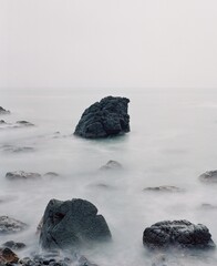 rocks in the sea