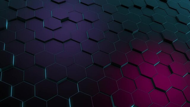 4k 3D abstract background animation of metal elements surface geometric pattern morphing and turning loop. Great for ads, technical, industrial, scientific, sci-fi illustrations, etc.