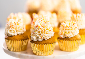 Pumpkin spice cupcake
