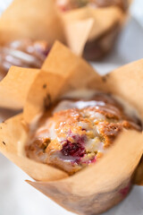 Cranberry muffin