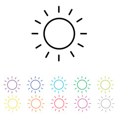 Sun icon