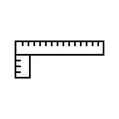 try square icon outline