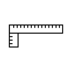 try square icon outline