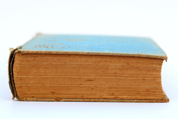 Old book on white background