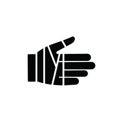 bandaged hand icon