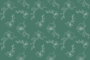 seamless pattern with flowers
