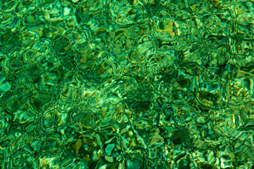 Fototapeta na wymiar a green background of water