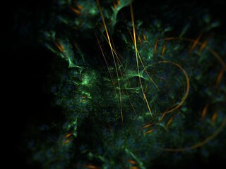 Imaginatory fractal background Image