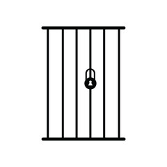 Jail icon design trendy