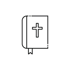 bible, death outline icon. detailed set of death illustrations icons.