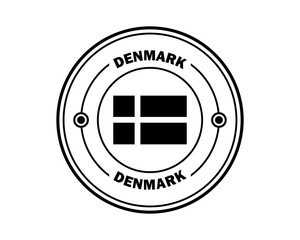round stamp of denmark