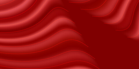 Red curtain and theatre stage. Theatre curtain vector illustration.
