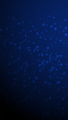 Magic stars random Christmas background. Subtle fl