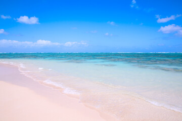 Fototapeta na wymiar Lanikai beach, Kailua, Oahu, Hawaii | Sea Nature Ocean Landscape Travel