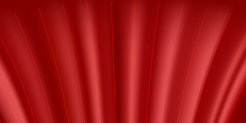 Vector abstract red wavy background. Curve flow motion. Red vector Template Abstract background with curves lines and shadow. For flyer, brochure, booklet and websites design 
