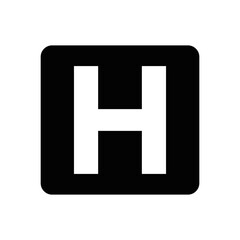 hospital symbol H