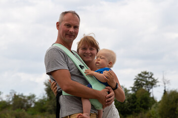 Fototapeta premium parent and child