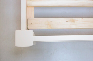 fasteners for a wooden bed frame