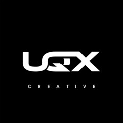 UQX Letter Initial Logo Design Template Vector Illustration
