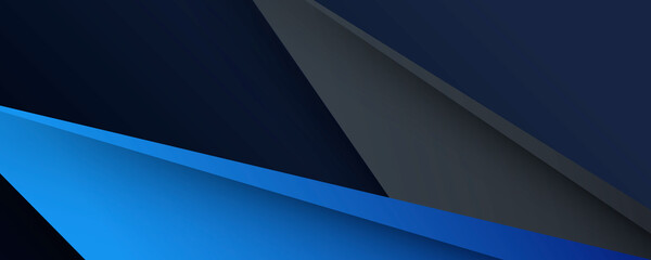 abstract metallic blue black frame design innovation concept layout background for wide banner