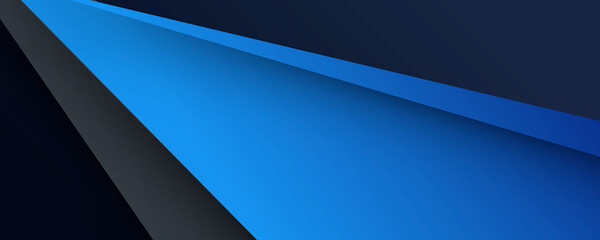 abstract metallic blue black frame design innovation concept layout background for wide banner