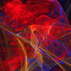 fractal on black
