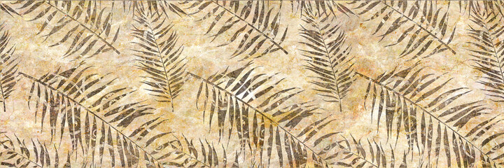 Wall Decor for interior home decoration, Ceramic Tile Design. it can be used for ceramic tile, wallpaper, linoleum, backdrop, coverpage, poster, textile, web page background -  Illustration