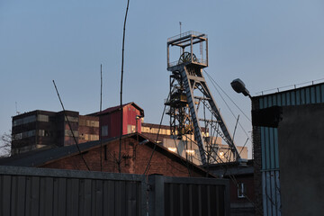 Wieża szybowa (górnictwo), krajobraz industralnego górnego ślaska