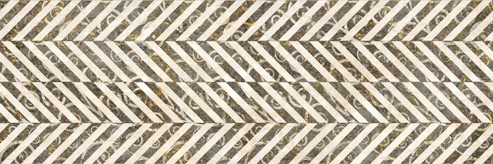 Wall Decor for interior home decoration, Ceramic Tile Design. it can be used for ceramic tile, wallpaper, linoleum, backdrop, coverpage, poster, textile, web page background -  Illustration