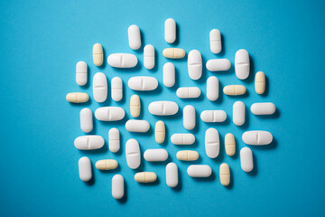 Pills close up