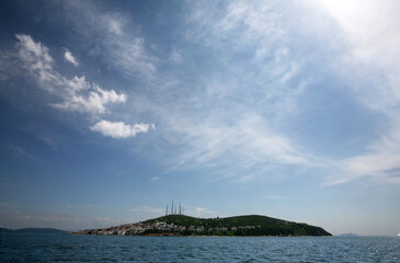 Kinaliada (Kinali Island) at Marmara Sea in Istanbul, Turkey.