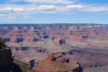 View over south rim Grand Canyon, Arizona, USA