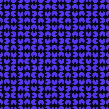Abstract seamless geometric pattern with sectors