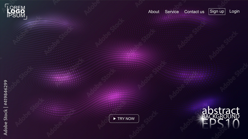 Fototapete eps10 abstract vector background. graphic effect based on bulges and light effects. an easy to use e