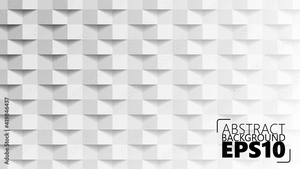 Poster eps10 abstract vector background. graphic effect based on squares and shadows. an easy to use elemen