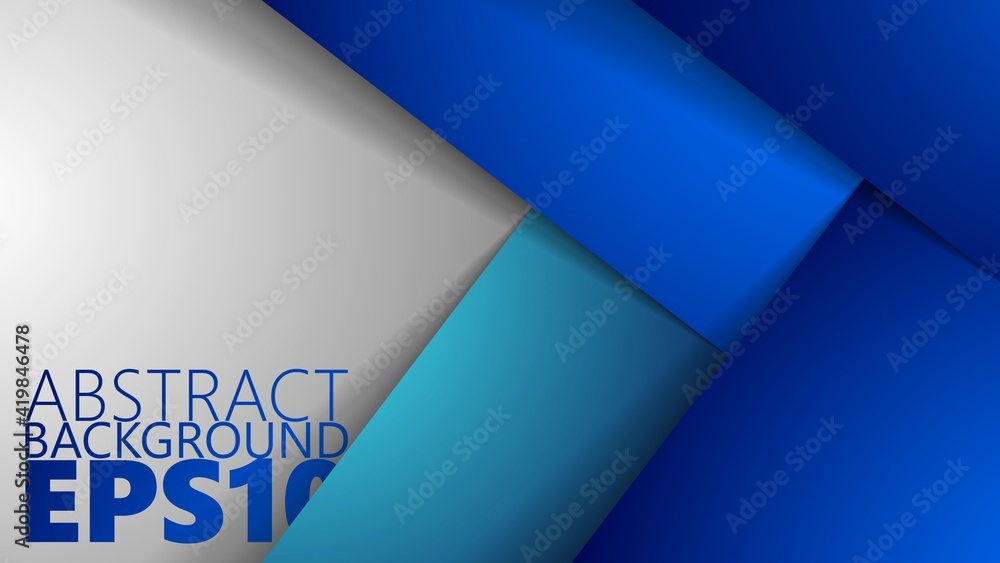 Poster eps10 abstract vector background. graphic effect based on blue covers and shadows. an easy to use el
