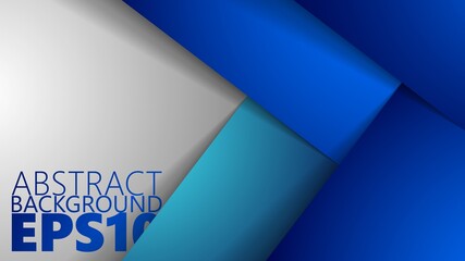 EPS10 abstract vector background. Graphic effect based on blue covers and shadows. An easy to use element. Perfect for any use you want to make of it.