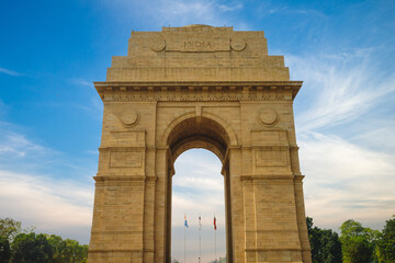 Fototapeta na wymiar India Gate, aka All India War Memorial, in New Delhi, India