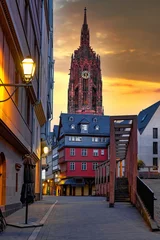 Römerberg Ostzeile Frankfurt am Main mit Dom © Comofoto