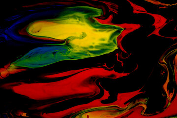 Abstract  ink painting background, Mixture of acrylic paints,   Inkscapes concept, colors