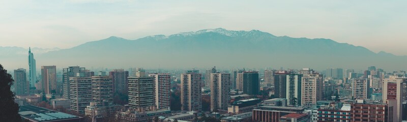 panorama de Santiago