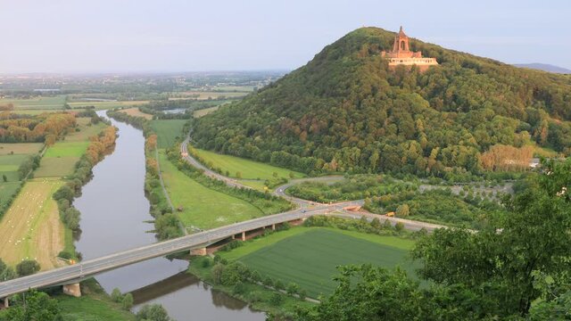 Das Kaiser-Wilhelm-Denkmal in der Porta Westfalica
