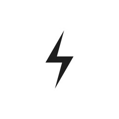 Energy icon vector. Simple storm sign