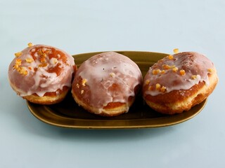 various ,tasty cakes as desserts close up