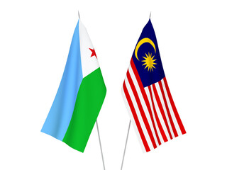 Malaysia and Republic of Djibouti flags