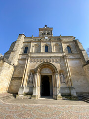 Fototapeta na wymiar Basilique Saint-Seurin à Bordeaux, Gironde