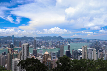 Fototapeta na wymiar Hong Kong in Summer
